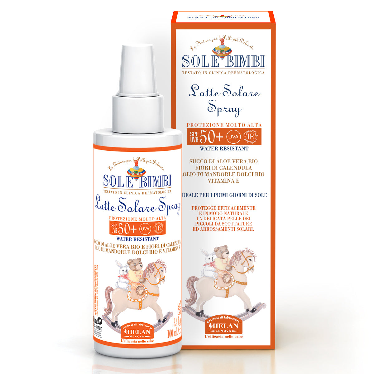 Latte Solare Spray SPF50+ SOLE BIMBI