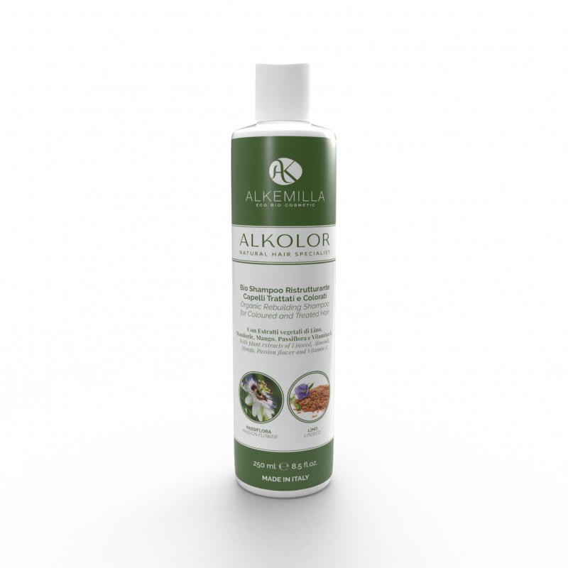 ALKOR - BIO SHAMPOO RISTRUTTURANTE CAPELLI TRATTATI E COLORATI