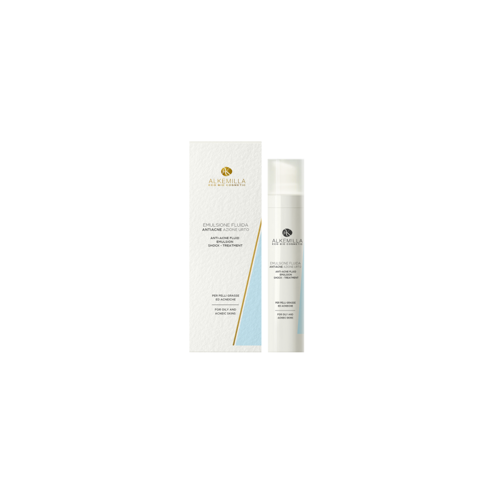 Emulsione Fluida AntiAcne Azione Urto - Alkemilla