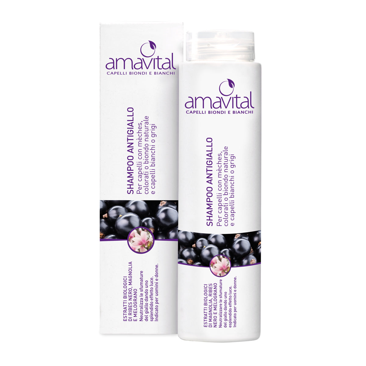 Shampoo antigiallo Amavital