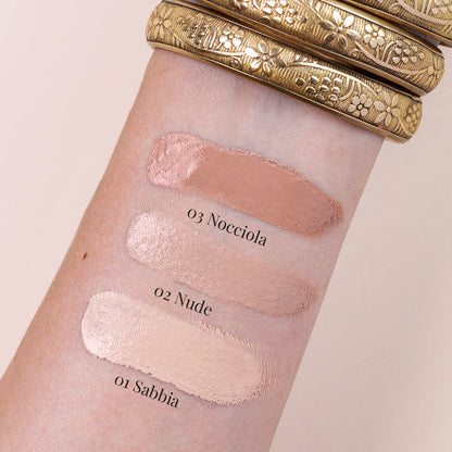 BIOSENSE FOUNDATION Fondotinta cream to powder con olio di cocco e amido di tapioca bio